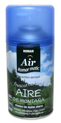 Romar elektromos l�gfriss�t� ut�nt�lt� 250ml hegyi frissess�g